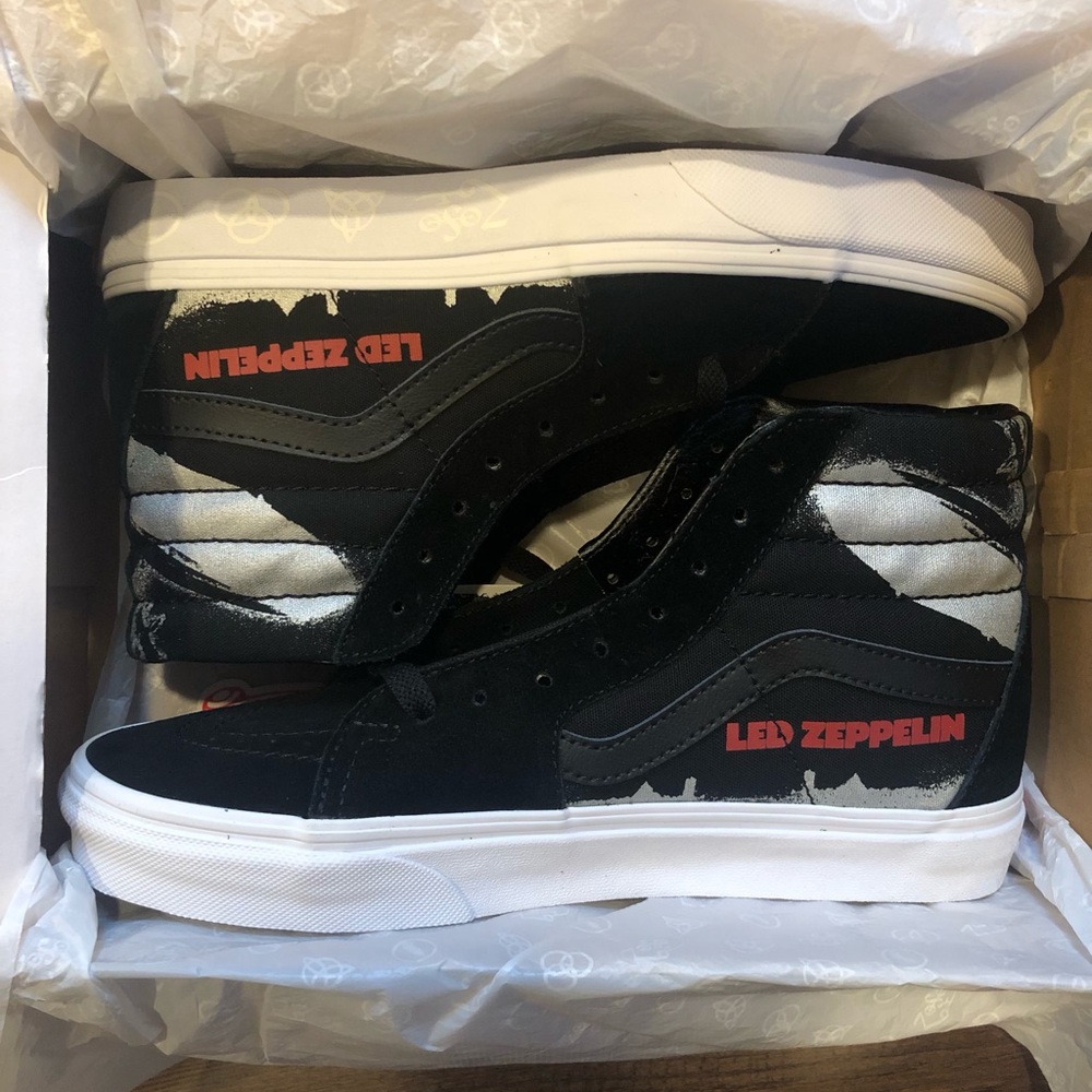 Led Zeppelin Vans Sk8-Hi’s